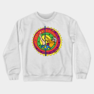 Granny pole dancer Crewneck Sweatshirt